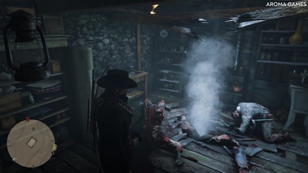 隕石の落ちた家